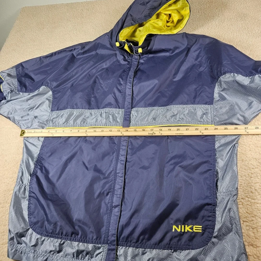 Nike Windbreaker Jacket Youth Large 12-14 Vintage 90's Hooded Gorpcore Retro